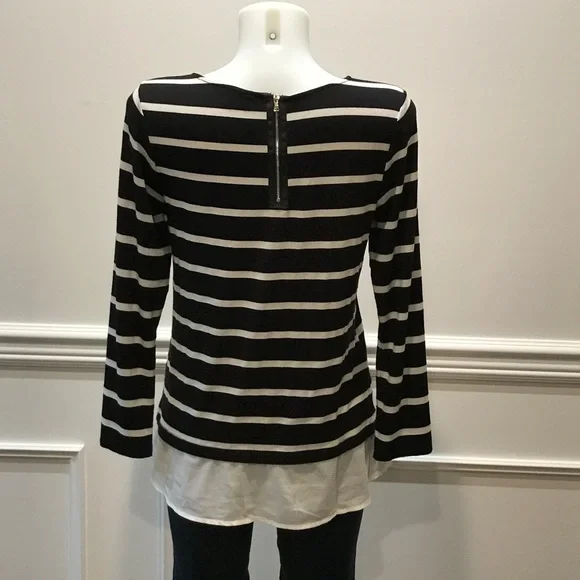 Haasi striped long sleeve blouse. - Picture 3 of 5